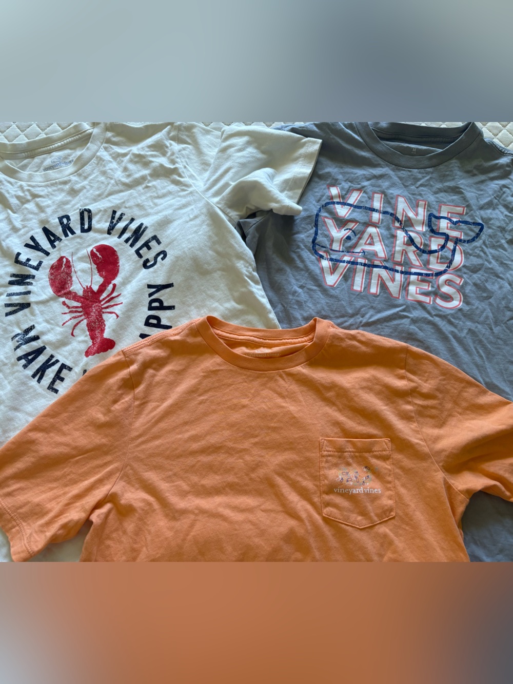 Boys vineyard vine tshirt set of 3
